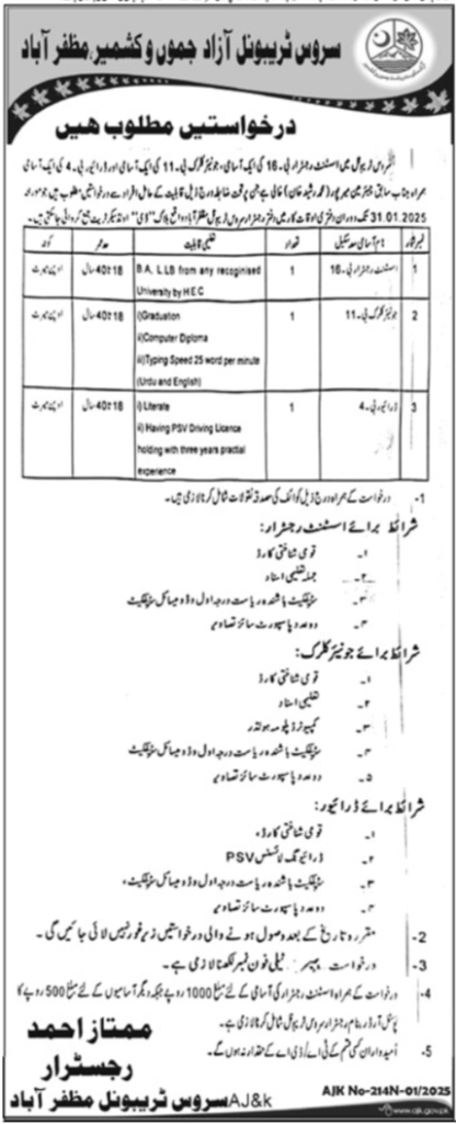 Azad Kashmir Local Government Jobs